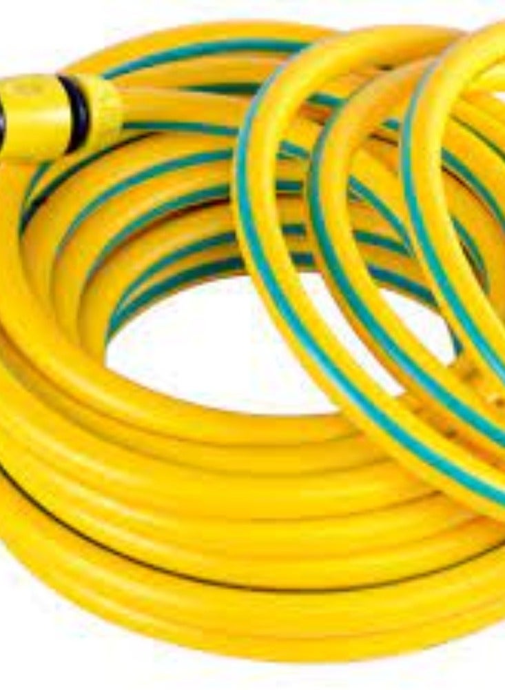 KNP 3/4" Heavy Duty Garden Hose, 50 meters in length, is engineered for demanding watering tasks in gardens, lawns, and outdoor spaces. - Image 1