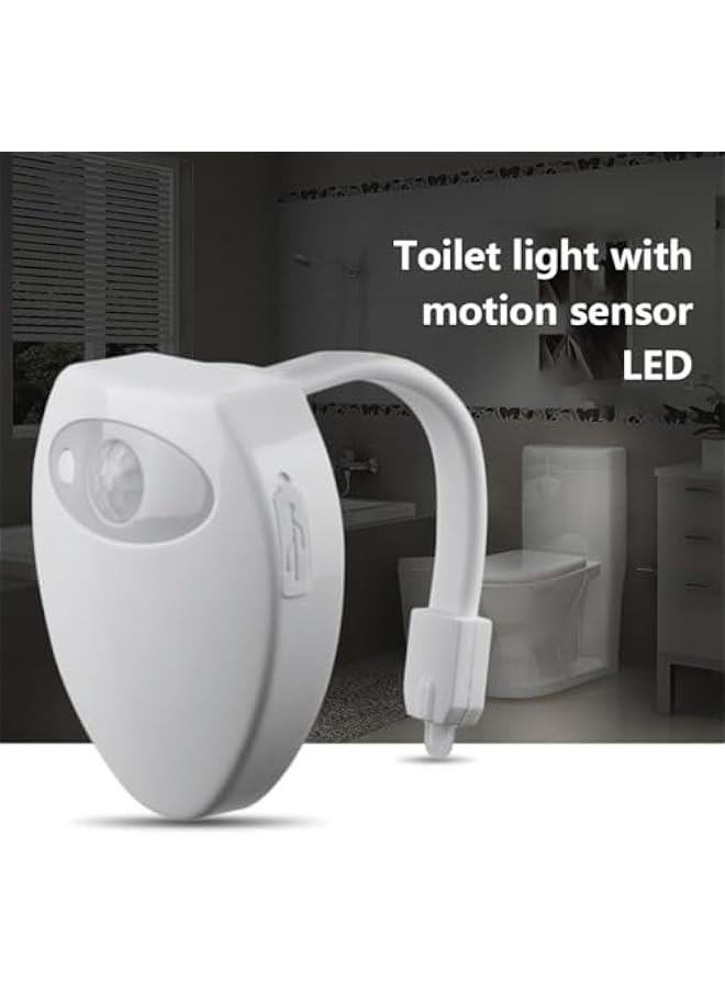 Rechargeable Toilet Night Light, Motion Sensor Activated LED, 16 Color Changing Bowl Nightlight for Bathroom Decor for Bathroom Decor, Cool Stocking Stuffer Gadgets, for Dad, Boys, Kids, Men  - Image 5