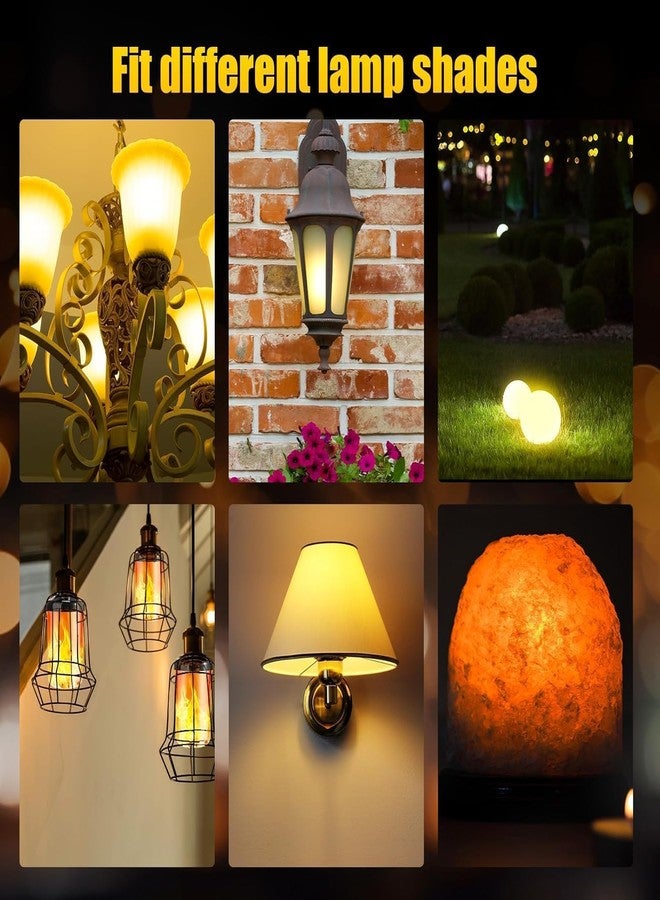 PEIPUS LED Flame Light Bulbs, 4 Modes Flickering Light Bulbs with Upside Down Effect, Flame Bulb for Diwali, Halloween,Christmas Party,Home Indoor Lighting (B22-YELLOW) - Image 4