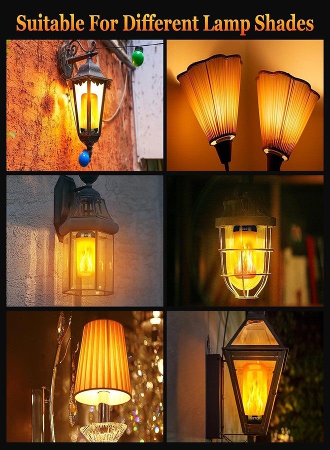 PEIPUS LED Flame Light Bulbs, 4 Modes Flickering Light Bulbs with Upside Down Effect, Flame Bulb for Diwali, Halloween,Christmas Party,Home Indoor Lighting (B22-YELLOW) - Image 5