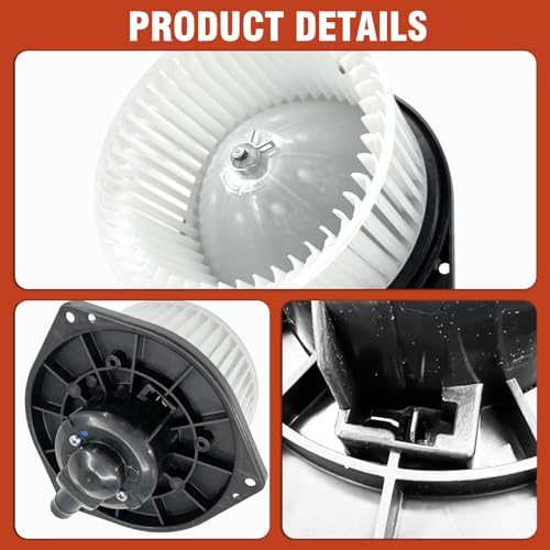 COOLIGO AC Heater Blower Motor with Fan Fit for Mitsubishi Outlander 2003-2006, Lancer 2002-2007, Replacement for OE# 700038, MR568593 - Image 5