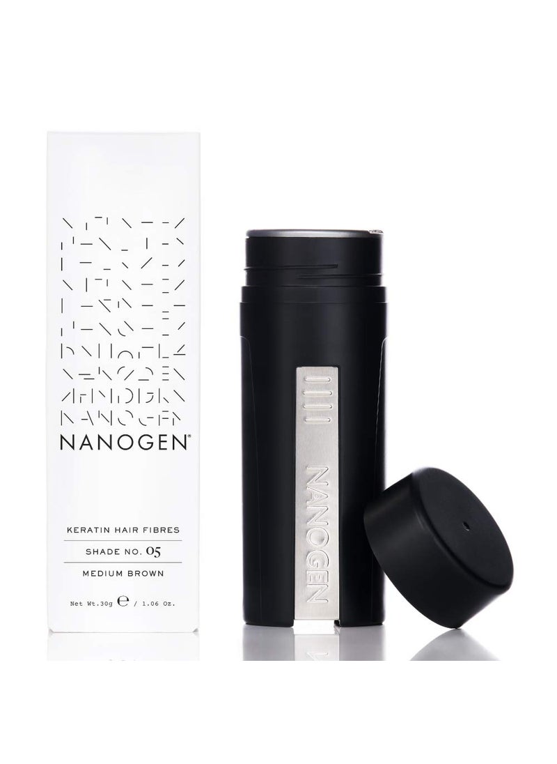 Nanogen Keratin Hair Fibers 30grams Medium Brown 