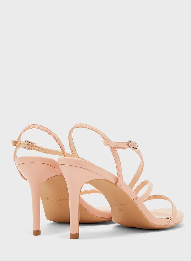 ELLA Skinny Strap Stiletto Heel Sandal