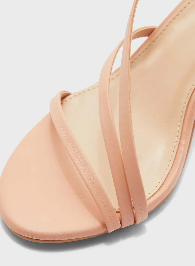 ELLA Skinny Strap Stiletto Heel Sandal