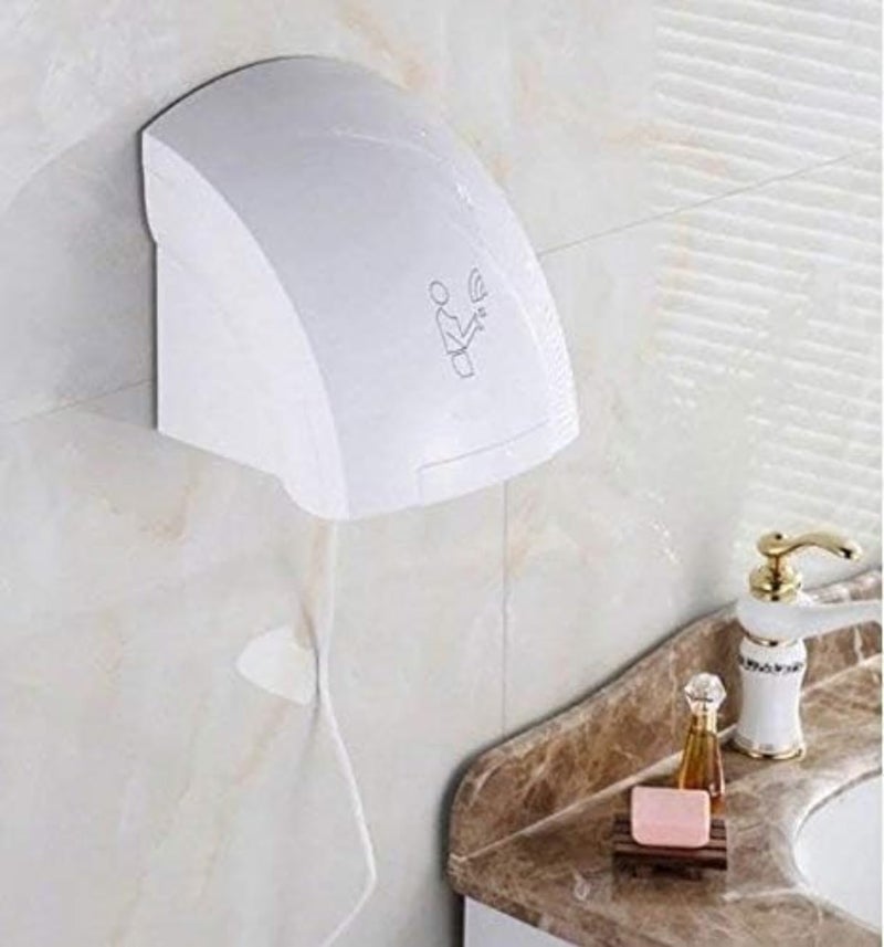 Buenos - Automatic Hand Dryer for Household Hotel Commercial uses with Energy EFFICIENT Automatic Sensor, 1800 Watt with 55* Wind Temperature (+-10*). Briliant White Color. - Image 3