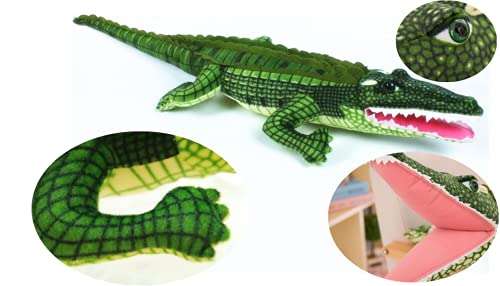 XICHEN 39 Lifesize Green Adorable Crocodile Soft Plush Toys Large Stuffed Animals - Image 5