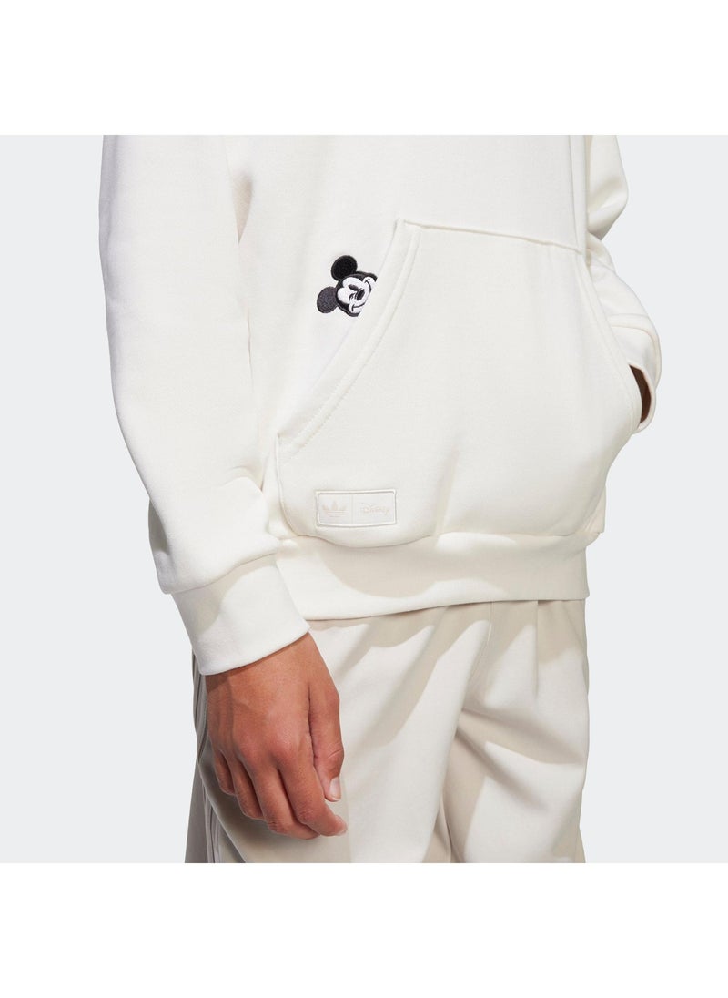 adidas Originals هودي أبيض من أديداس للأطفال - أوريجينالز - سويت شيرتس - Image 3