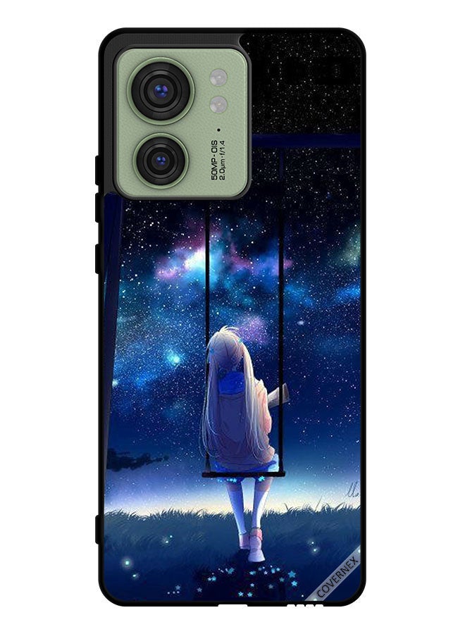 Covernex Protective Case Cover For Motorola Edge 40 Sad Girl - Image 1