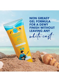 CONSCIOUS CHEMIST Dewy Ceramide Sunscreen SPF 50 PA++++ | For Oily Skin | Water Resistant UVA/B Protection | Fragrance-Free | For Men & Women | All Skin Types - Sun Drink (Unwind Edition) | 50g  - Image 2