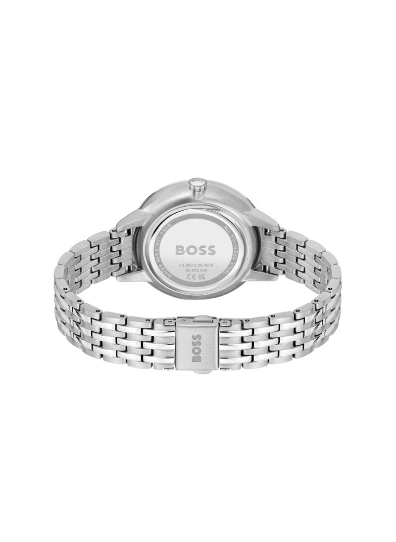 HUGO BOSS HUGO BOSS WATCH ROUND ANALOG WOMEN'S SILVER WHITE CASE WATCH - 1502781  - Image 2