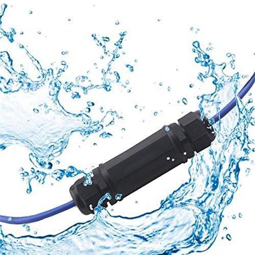 Toptekits (5 Pack) RJ45 Waterproof Connector IP67 Ethernet Network Cable Connector Double Head Outdoor LAN Coupler Adapter Female Cat5, 6, 8P8C - Image 5