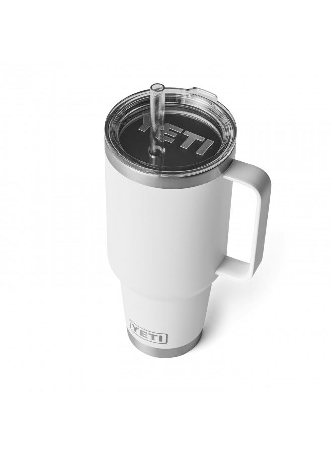 YETI YETI Rambler 42 oz Straw Mug, Vacuum Insulated, Stainless Steel, White  - Image 1