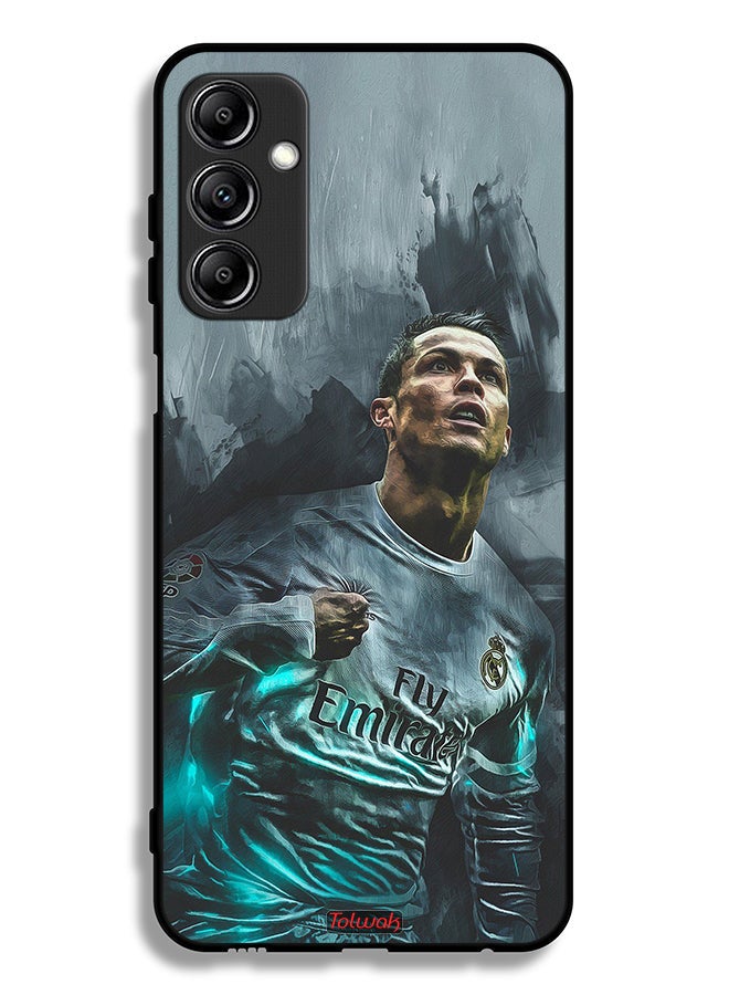 Tolwak Samsung Galaxy A24 4G Protective Case Cover Cristiano Ronaldo Art - Image 1
