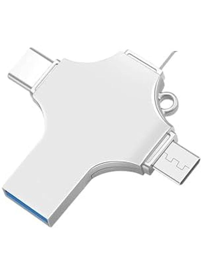 2023 Version 128GB Type C USB 4 In 1 Flash Drive OTG USB 3 0 Metal Pendrive For Smartphone Laptop PC Android - Image 4