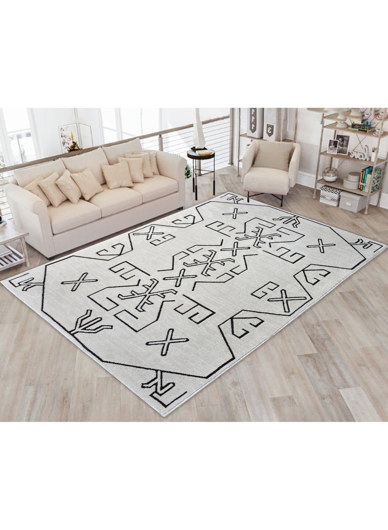 VERONICA-01 - IVORY/BROWN-150X230 CM - Image 1