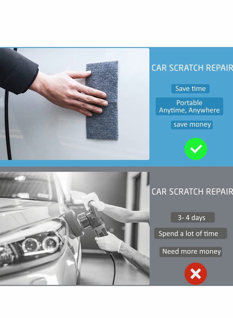 Car Scratch Repair Kit, Nano Cleaning Cloths for Vehicle Surface, 4 Pack Magic Cloths for Paint Restoration, Stain Removal, and Surface Polishing - Image 4
