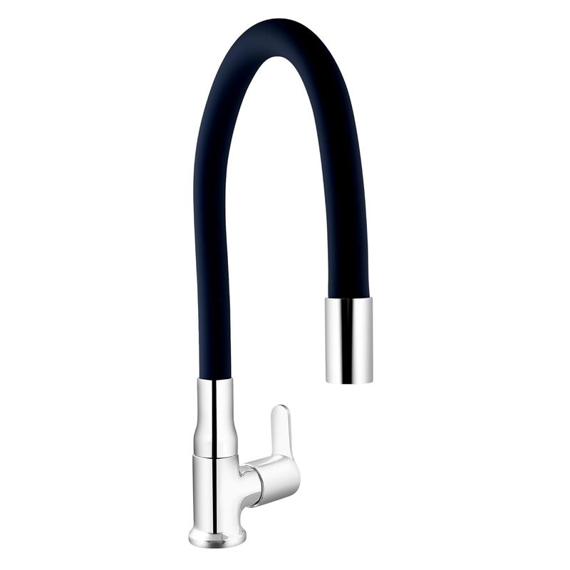 Somany Bathware SOMANY Hemel Swan Neck with Flexible Spout Faucet Black - Image 2