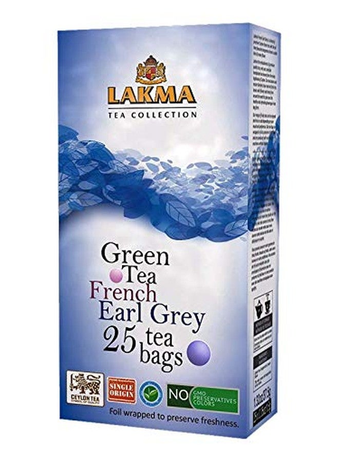 HYLEYS Lakma Earl Grey Green Tea with Bergamot & Cream - 25 Tea Bags (1 Pack) - Image 3