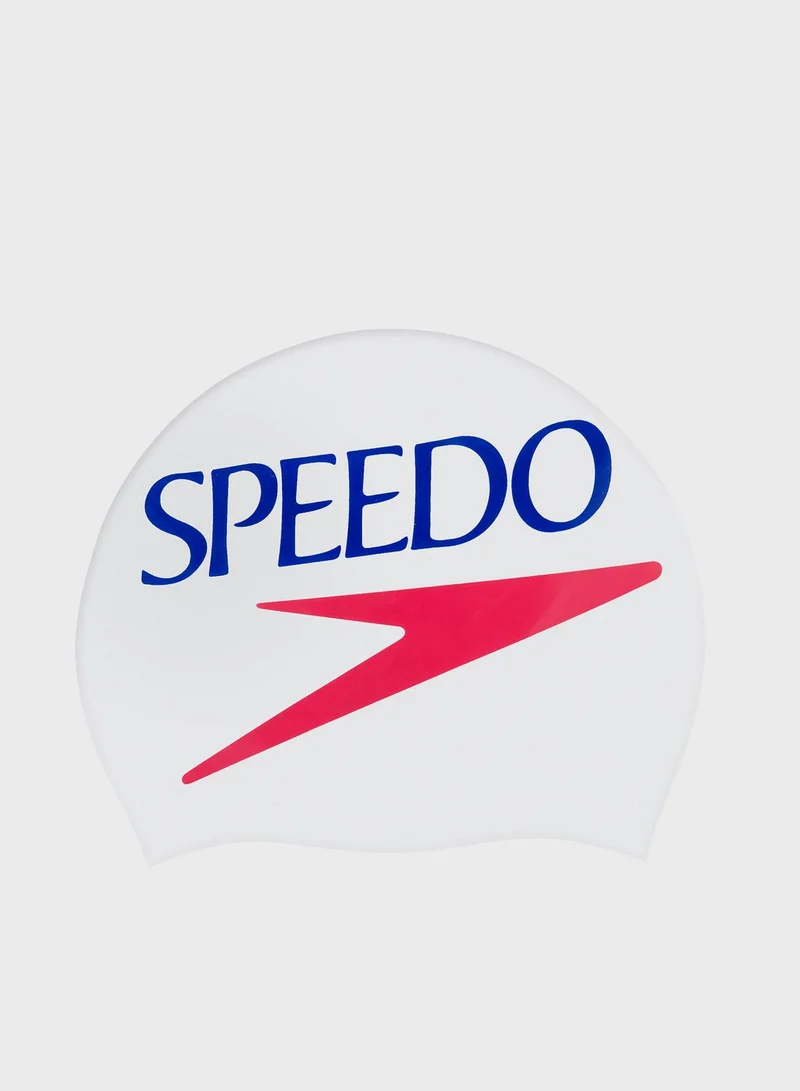 speedo Plain Moulded Silicone Cap