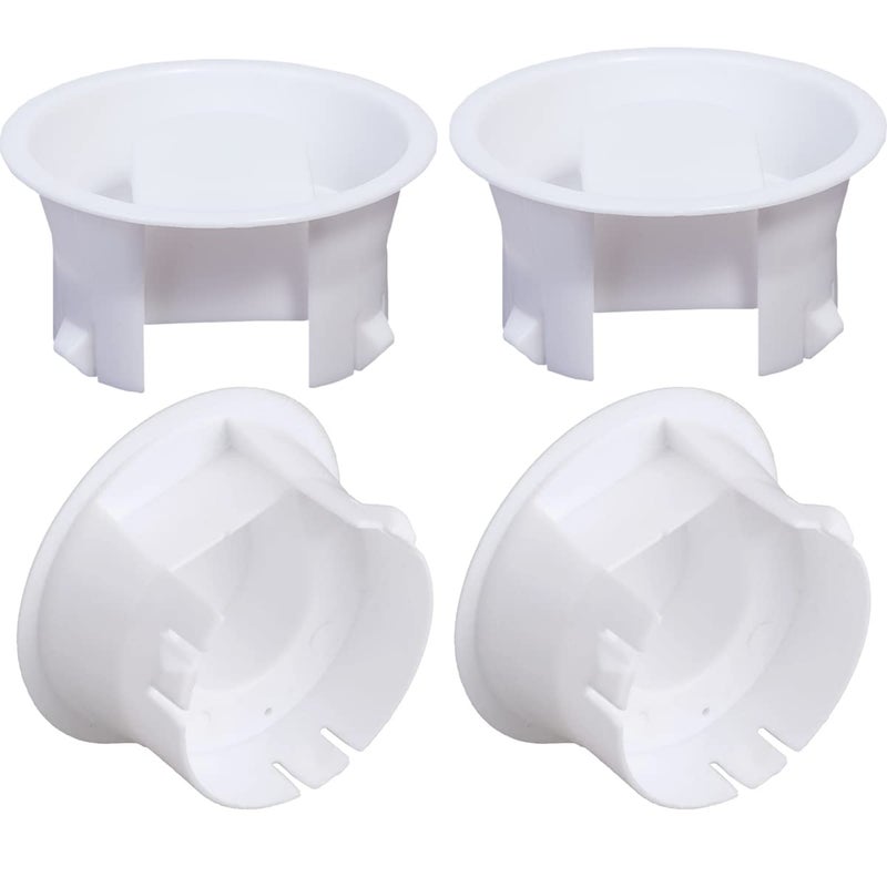 4 Pieces Glass Water Pitcher Lid Replacement Cap Stoppers for Jug Bistro White
