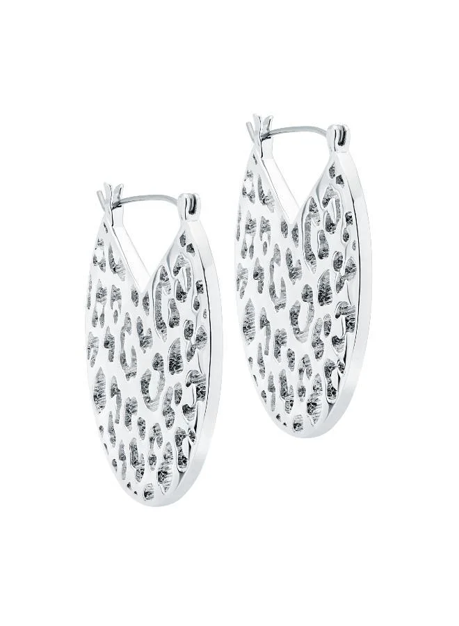 Karen Millen Leopard Spot Earrings