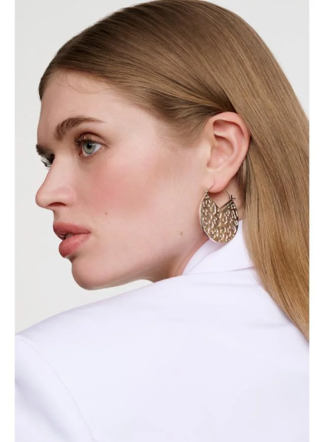 Karen Millen Leopard Spot Earrings