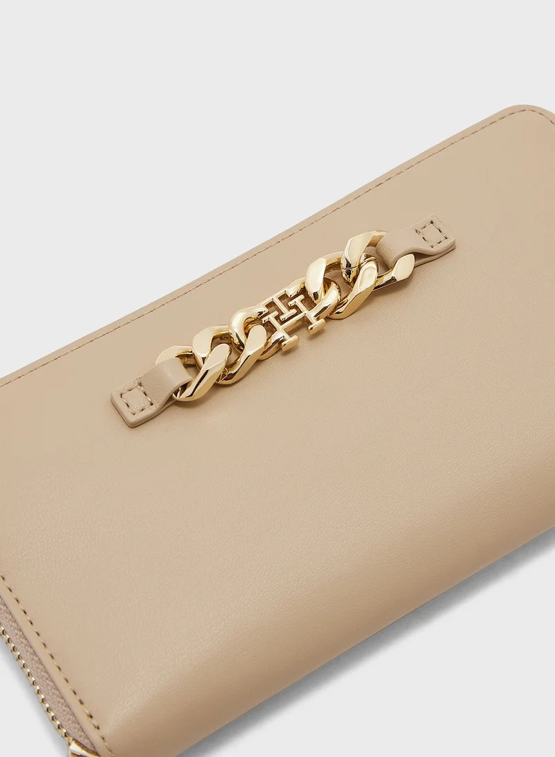 TOMMY HILFIGER Luxe Zip Around Large Clutch