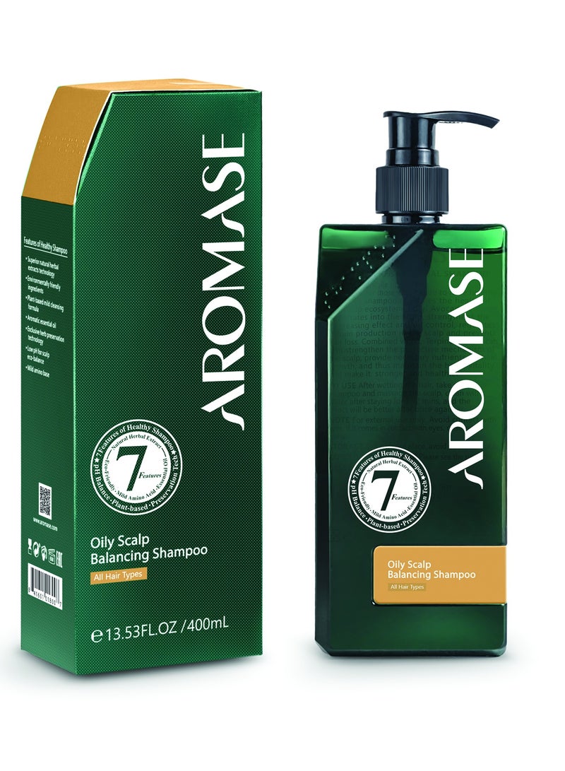 AROMASE Oily Scalp Balancing Shampoo 400 ml - Image 3