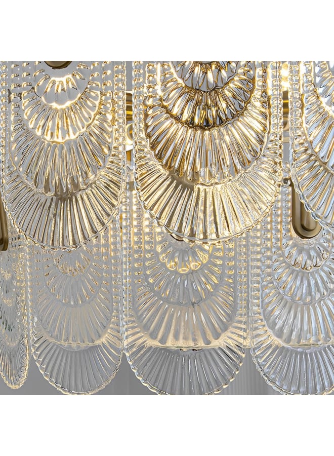 Wahag Golden Shells Chandelier Dimensions: Diameter 50 cm Height 50 cm  - Image 5