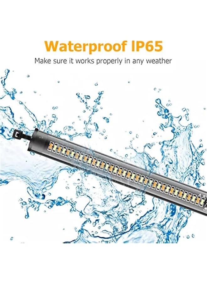 عربست 2PCS مصباح إشارة الانعطاف LED للدراجات النارية، أشرطة مرنة متعددة الألوان باللون الأبيض والبرتقالي، إشارات انحراف و إضاءة نهارية (DRL) مضادة للماء وقابلة للتعديل للدراجات النارية. - Image 4