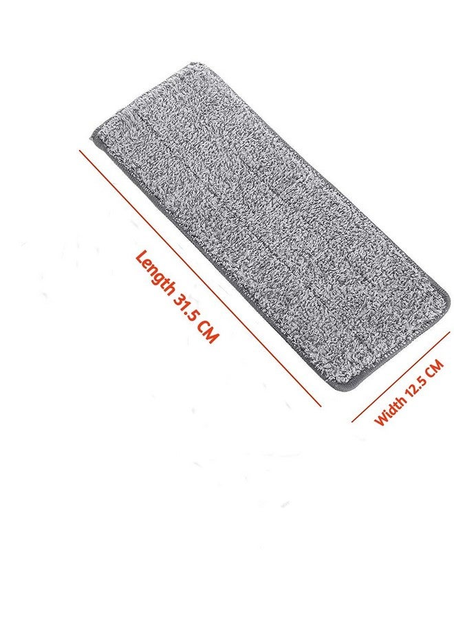 FRESHOME PowerClean Flat Microfiber Refill for Bucket Mop, Easy Floor Cleaning Home & Office (Maybe Suitable for Other Similar Flat Mop - Check Size Before Placing Order (Pack of 10) - Image 2