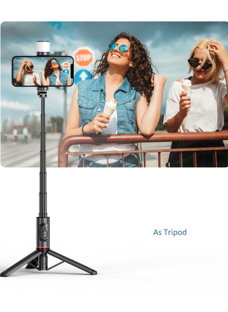 Selfie Stick with Light Extendable Selfie Stick/Tripod Stand With Remote,Black - pzsku/Z0FA2662A1EE5619E1DC5Z/45/_/1706339727/2c934356-8bc6-4121-8988-8eb766ed5a13