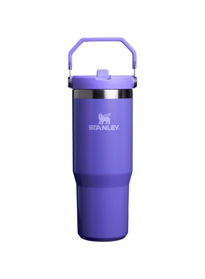 Stanley IceFlow 30oz Stainless Steel Tumbler with Flip Straw – Leak-Proof Vacuum Insulated Water Bottle | Keeps Drinks Cold 12H & Iced 48H | Durable BPA-Free Travel Cup for Office, Home, Car & Outdoor Use – Purple