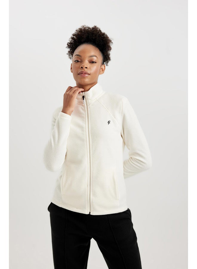 DeFacto Woman Standart Fit Zipper Long Sleeve Cardigan - Image 5