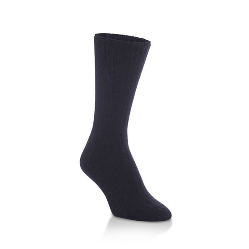 World's Softest Men's Classic Crew Sock,Navy,Large - Image 2