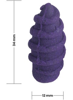 Backflow Natural Incense Waterfall Cones Unique Shape For Backflow Incense For Prayer, Meditation, Relaxation Burner Holder (25 Pcs) (Lavender, Screw) - pzsku/Z0FA2D2DA034B0818E7CFZ/45/_/1729767035/c17c59e2-10ed-46d8-affd-b89cf832ce36