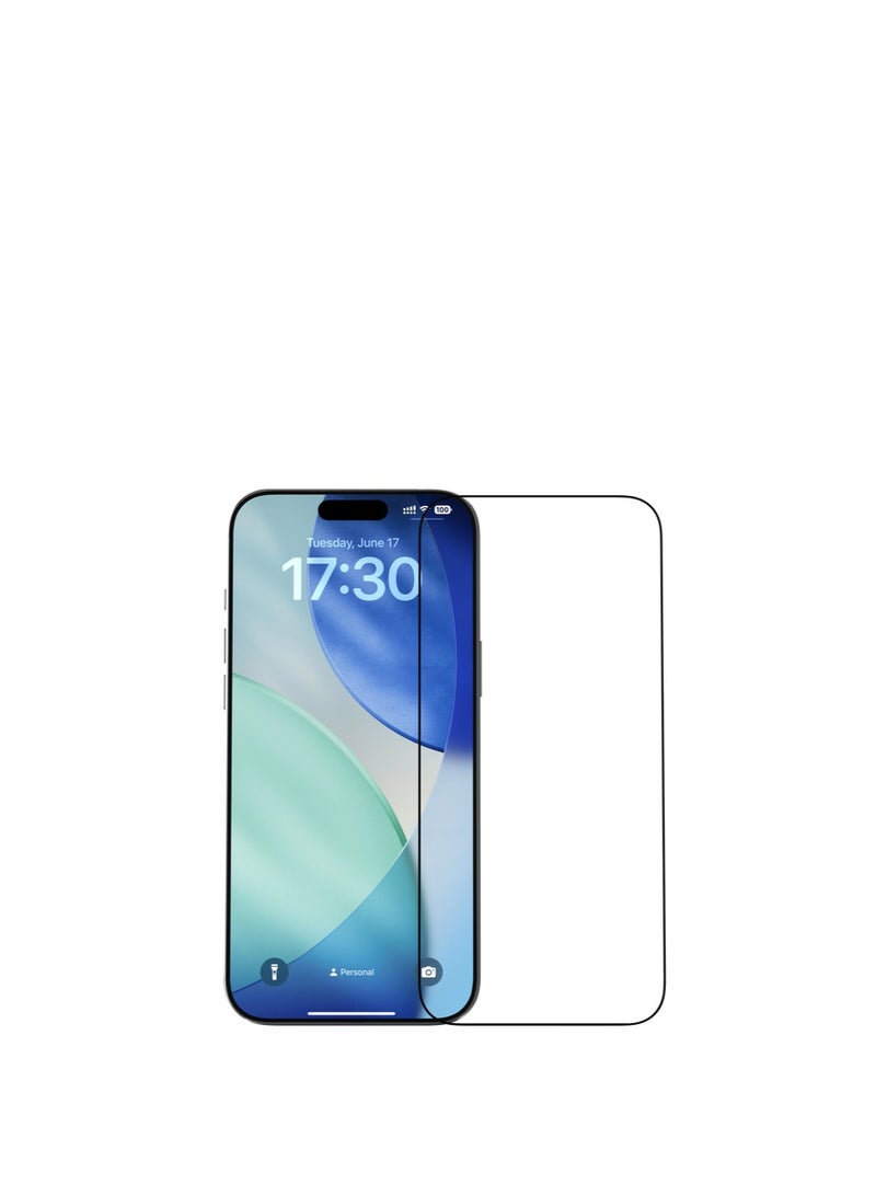 ديفيا استيكرحماية ايفون 17 برو, زجاج مقسّى CSG بصلابة الماس الكريستالي, وضوح عالي,واقي شاشة حماية عسكرية 9H, مع أداة تركيب ذكية - Image 1