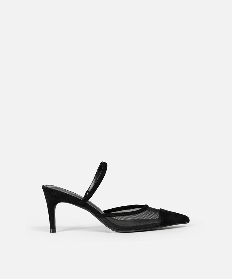 ابيكول Mesh Heeled Mules