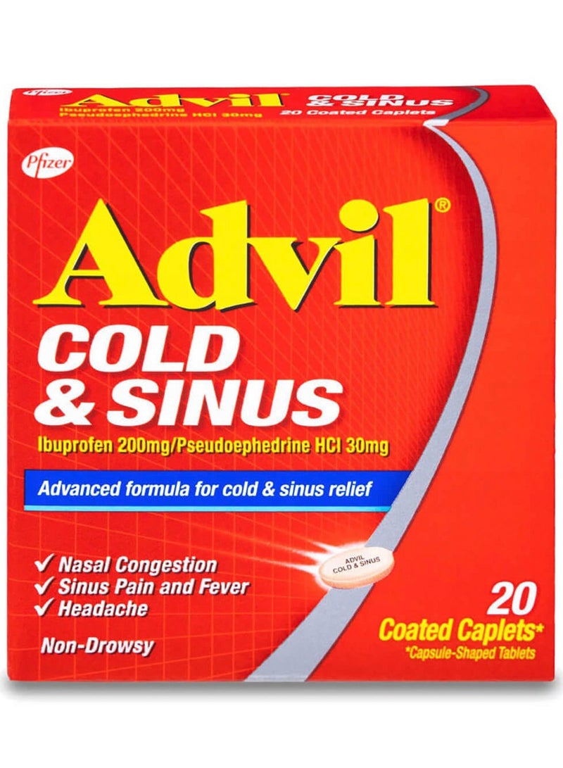 Advil Cold And Sinus Caplet 20pcs - Image 1