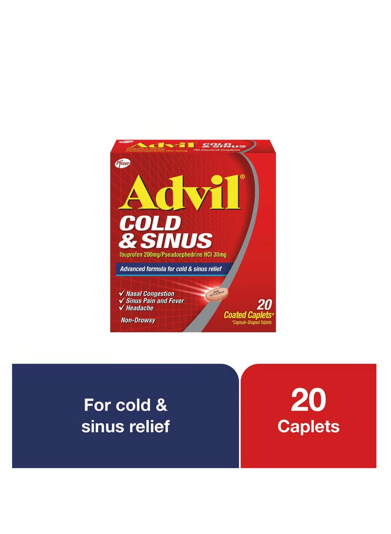 Advil Cold And Sinus Caplet 20pcs - Image 2