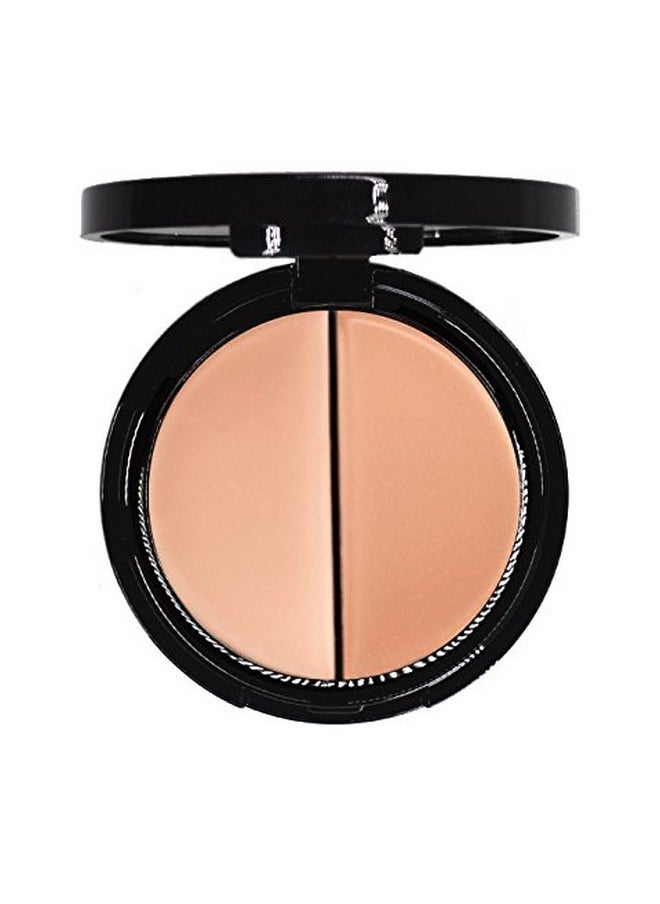 EVE PEARL Dual Salmon Concealer And 202 Concealer Blender Brush Full Coverage Under Brighten Eye Pro Concealer Brush Set Makeup Kit (Medium)  - Image 3
