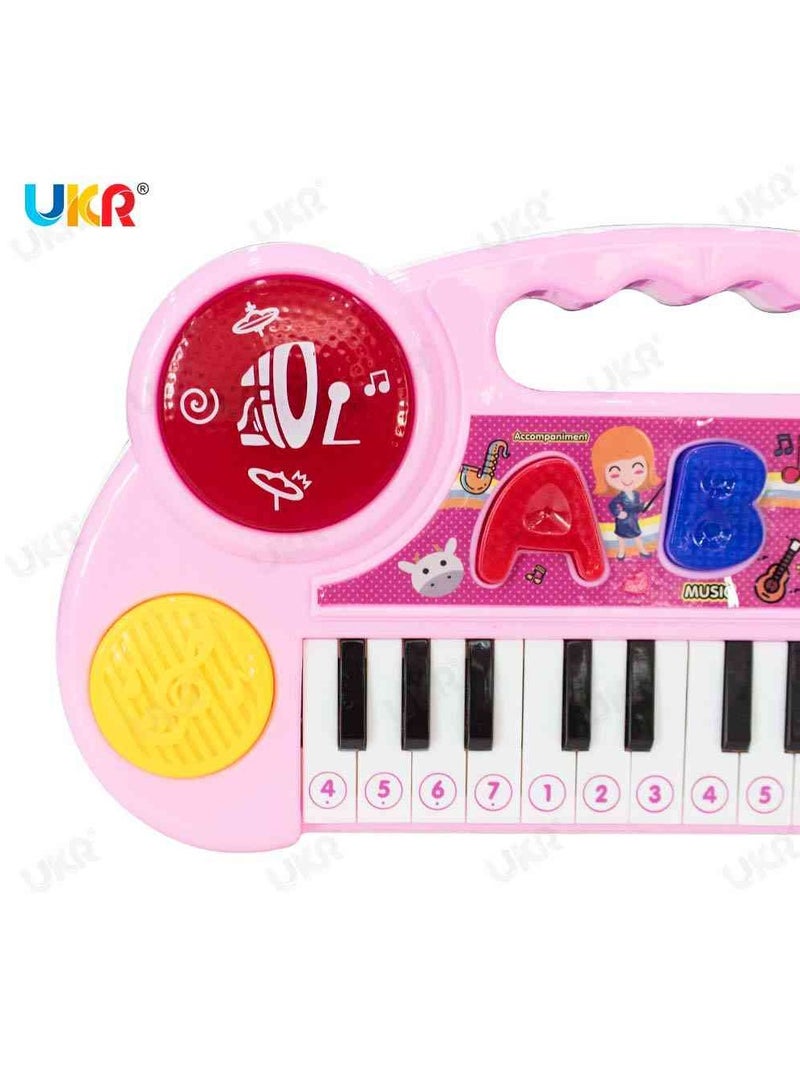 ABC Piano with Dual Speakers – Pink Musical Toy for Kids | Early Learning Piano for Fun  Educational Play | Interactive Sound  Music Toy for Toddlers | Developmental Keyboard for Children | Educational Piano for Kids - Image 2