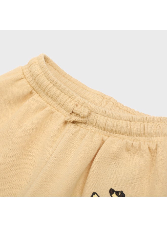 Zara trendy Color-blocked Drawstring Jogger Pants For Kids - Image 4