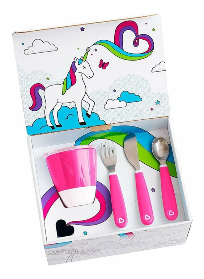 مونشكين Splash Dining Set-Pink (EU)