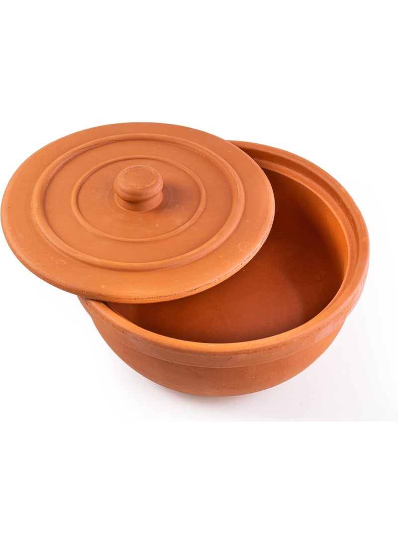 لوكسيول أواني طينية من لوكس يول – مصنوعة يدويًا في تركيا من طين طبيعي غير مغطى – آمنة للفرن والميكروويف وغسالة الصحون – مثالية للأطباق الجانبية، الصلصات، المكسرات والمقبلات – متوفرة بأحجام   D24×L10, D27×L12.5, D29×L14, D30×L9.5 سم – صحية، طبيعية وصديقة للبيئة – مقاومة للتشقق، خالية من BPA والمواد الكيميائية – هدية فاخرة للمناسبات وحفلات الانتقال والزفاف – تضيف لمسة ريفية أنيقة ولذيذة لمطبخك – مثالية لمحبي الطهي التقليدي والعصري في آن واحد – أدوات مطبخ متينة وفعالة من لوكس يول - Image 1