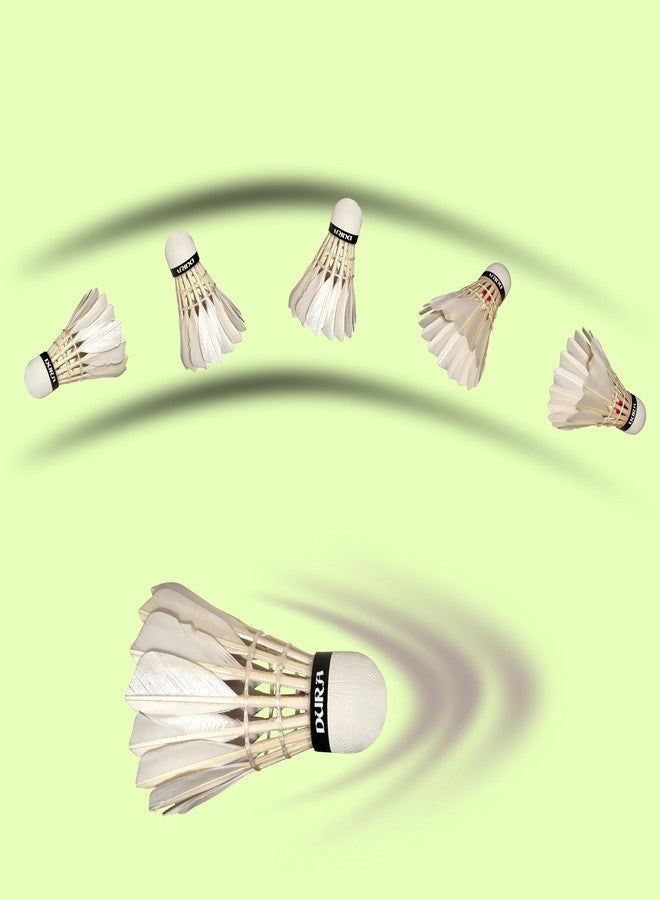 Vinex Dura Feather Shuttlecock - Premium Hen Feather Badminton Shuttle, Long-Lasting Durability - 1 Box (10 Pcs) - Image 4