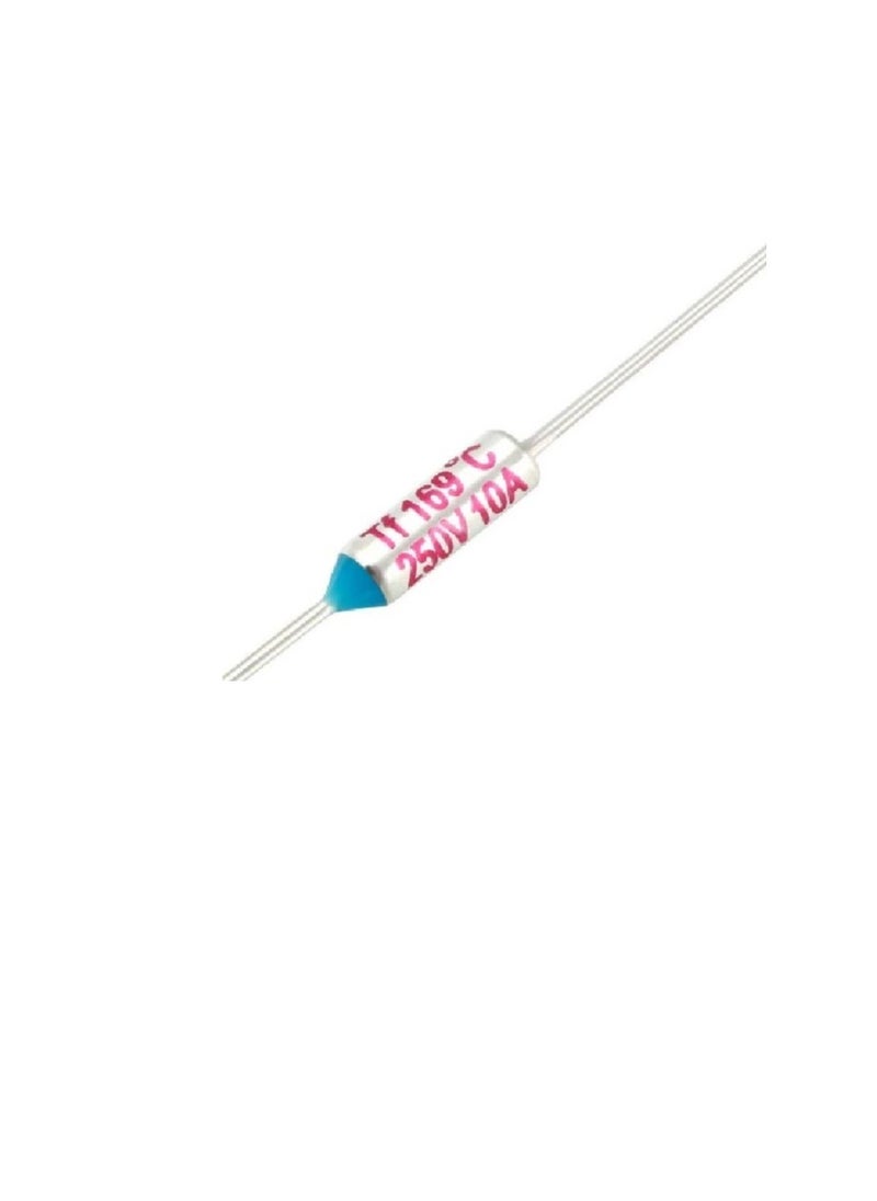 Generic Thermal Fuse, 10A, 169°C, Set of 5 