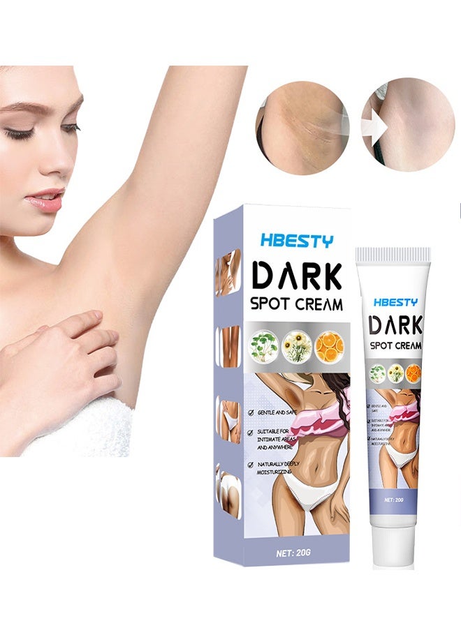 HBESTY Dark Spot Cream-Snow Bleach Cream for Private Part Underarm Whitening, Dark Skin Bleaching Cream for Dark Spots, Face and Body Skin Lightening Bleaching Cream for Intimate Areas Brightening - Image 1