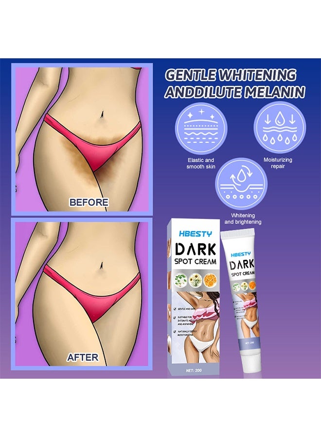 HBESTY Dark Spot Cream-Snow Bleach Cream for Private Part Underarm Whitening, Dark Skin Bleaching Cream for Dark Spots, Face and Body Skin Lightening Bleaching Cream for Intimate Areas Brightening - Image 5