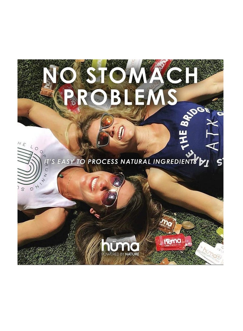 Huma chia Energy Gel-Blueberries-9countX43g-21gr Carbs, 105mg Sodium, 100% All Natural, Vegan, Gluten Free, Caffeine Free. - Pack of 9 - Image 3